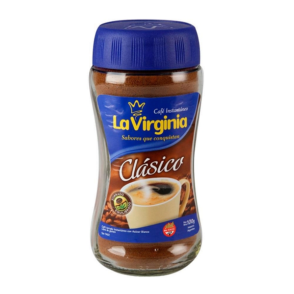 Café instantaneo La Virginia 100 gramos Infusiones y